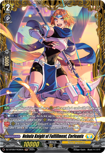 Nebula Knight of Fulfillment, Corleanis: DZ Booster Set 09: Super Brave Detonation