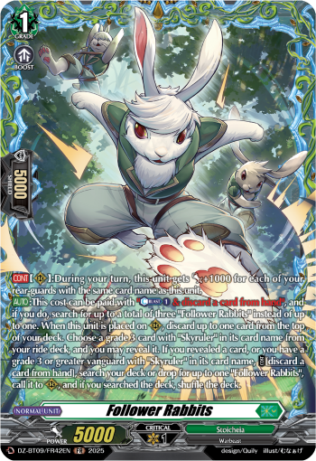 Follower Rabbits: DZ Booster Set 09: Super Brave Detonation