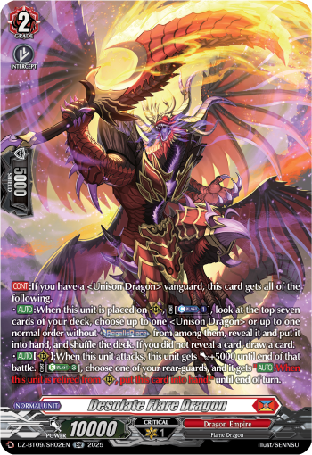 Desolate Flare Dragon: DZ Booster Set 09: Super Brave Detonation