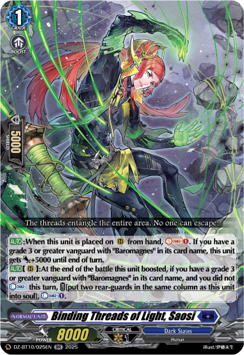 Binding Threads of Light, Saosi: DZ Booster Set 10: Dragonsoul Resonance