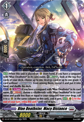 Blue Deathster, Macy Distance: DZ Booster Set 10: Dragonsoul Resonance