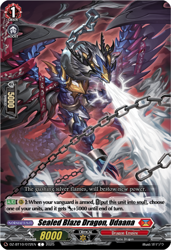 Sealed Blaze Dragon, Udaana: DZ Booster Set 10: Dragonsoul Resonance