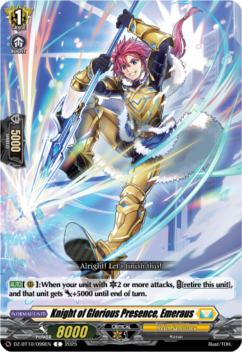 Knight of Glorious Presence, Emeraus: DZ Booster Set 10: Dragonsoul Resonance