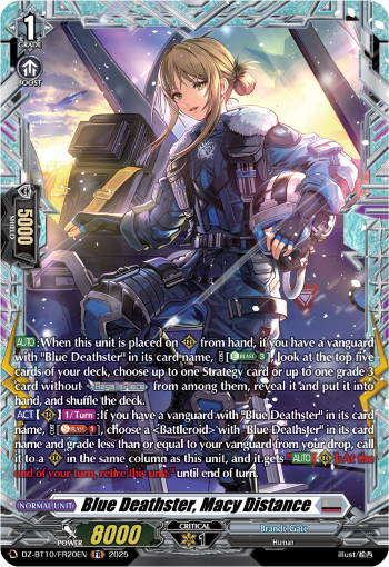 Blue Deathster, Macy Distance: DZ Booster Set 10: Dragonsoul Resonance