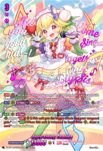 Juicy-Fruity, Tuarina: DZ Booster Set 10: Dragonsoul Resonance