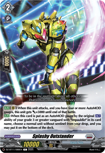 Splashy Outstander: DZ Booster 11: Symphony of Might & Bloom