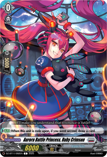 Aurora Battle Princess, Ruby Crimson: DZ Booster 11: Symphony of Might & Bloom
