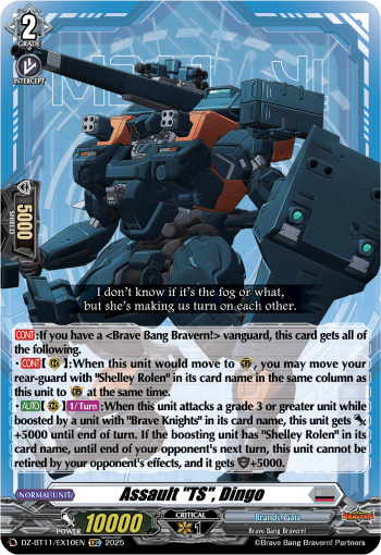Assault "TS", Dingo: DZ Booster 11: Symphony of Might & Bloom