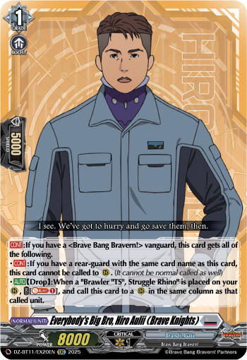 Everybody's Big Bro, Hiro Aulii (Brave Knights): DZ Booster 11: Symphony of Might & Bloom