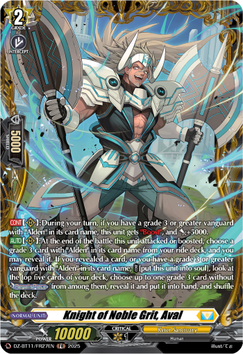 Knight of Noble Grit, Aval: DZ Booster 11: Symphony of Might & Bloom