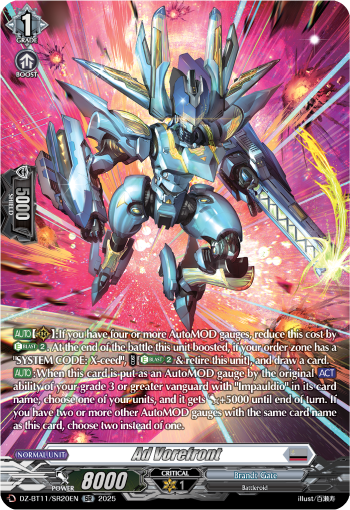 Ad Vorefront: DZ Booster 11: Symphony of Might & Bloom