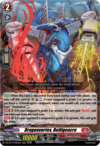 Dragonvortex, Belligeacro: DZ Booster Set 12: Chasm of Lost Souls