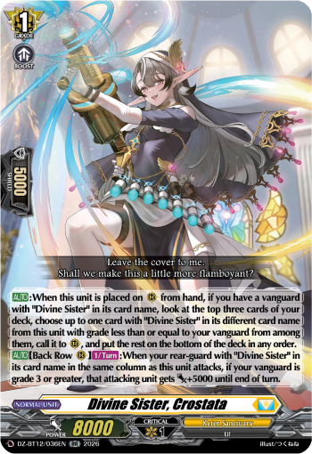 Divine Sister, Crostata: DZ Booster Set 12: Chasm of Lost Souls