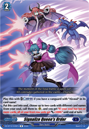 Signalize Queen's Order: DZ Booster Set 12: Chasm of Lost Souls