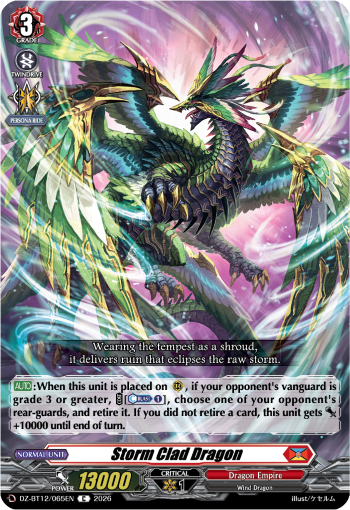 Storm Clad Dragon: DZ Booster Set 12: Chasm of Lost Souls