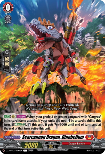 Searcannon Dragon, Dinobellum: DZ Booster Set 12: Chasm of Lost Souls