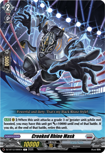 Crooked Rhino Mask: DZ Booster Set 12: Chasm of Lost Souls