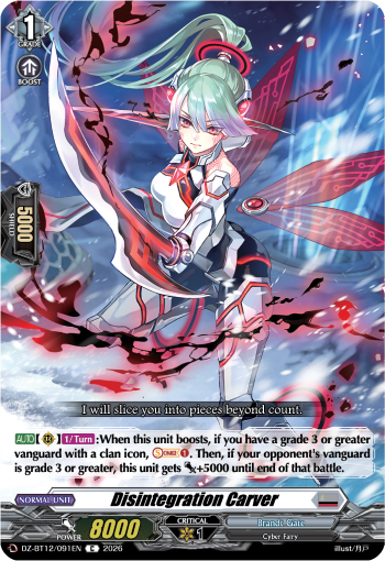 Disintegration Carver: DZ Booster Set 12: Chasm of Lost Souls