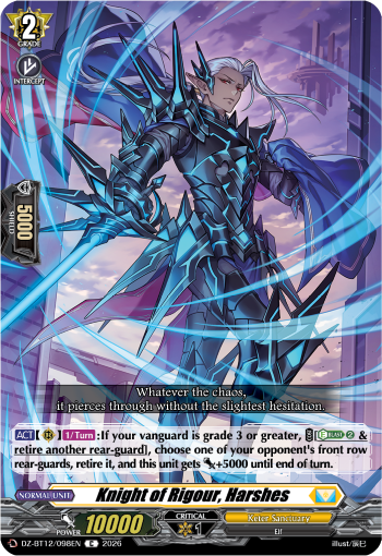 Knight of Rigour, Harshes: DZ Booster Set 12: Chasm of Lost Souls