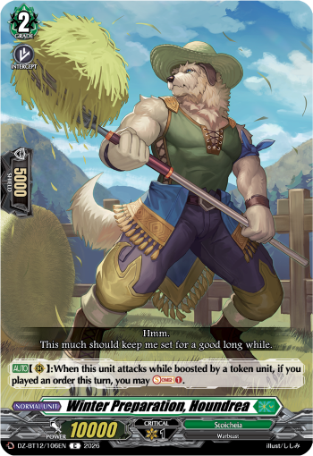 Winter Preparation, Houndrea: DZ Booster Set 12: Chasm of Lost Souls
