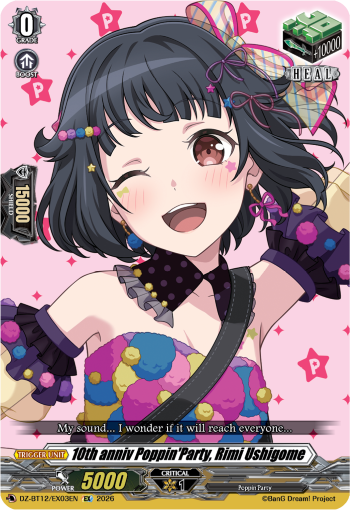 10th anniv Poppin'Party, Rimi Ushigome: DZ Booster Set 12: Chasm of Lost Souls