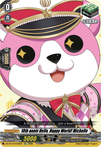 10th anniv Hello, Happy World! Michelle: DZ Booster Set 12: Chasm of Lost Souls