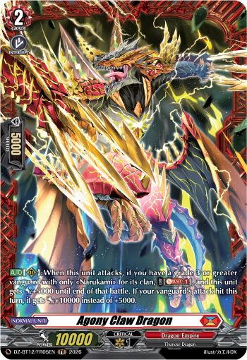 Agony Claw Dragon: DZ Booster Set 12: Chasm of Lost Souls