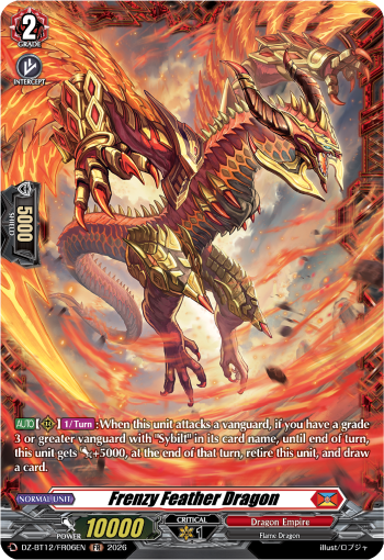 Frenzy Feather Dragon: DZ Booster Set 12: Chasm of Lost Souls