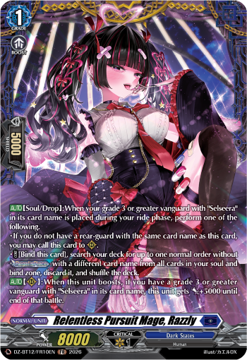 Relentless Pursuit Mage, Razzly: DZ Booster Set 12: Chasm of Lost Souls