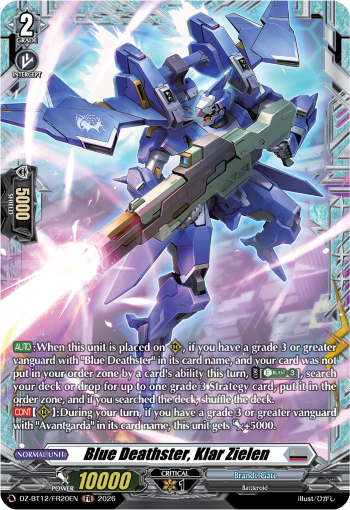 Blue Deathster, Klar Zielen: DZ Booster Set 12: Chasm of Lost Souls