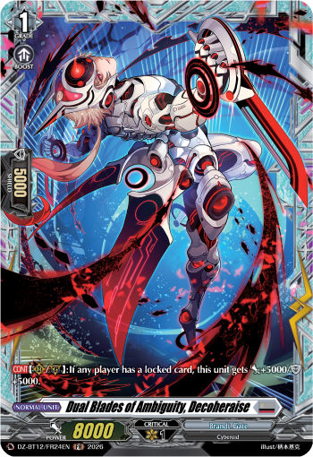 Dual Blades of Ambiguity, Decoheraise: DZ Booster Set 12: Chasm of Lost Souls