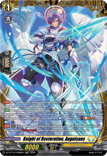 Knight of Restoration, Auguisans: DZ Booster Set 12: Chasm of Lost Souls