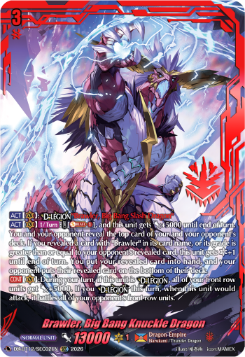 Brawler, Big Bang Knuckle Dragon: DZ Booster Set 12: Chasm of Lost Souls