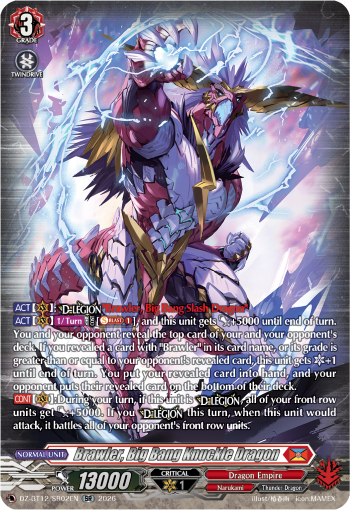 Brawler, Big Bang Knuckle Dragon: DZ Booster Set 12: Chasm of Lost Souls