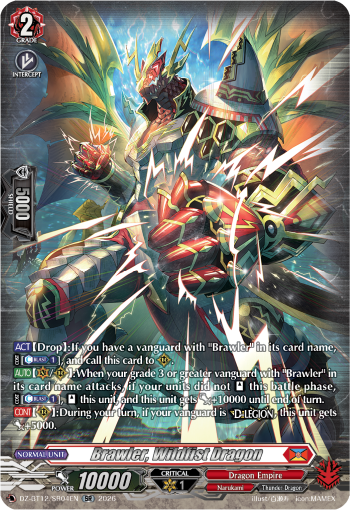 Brawler, Wildfist Dragon: DZ Booster Set 12: Chasm of Lost Souls