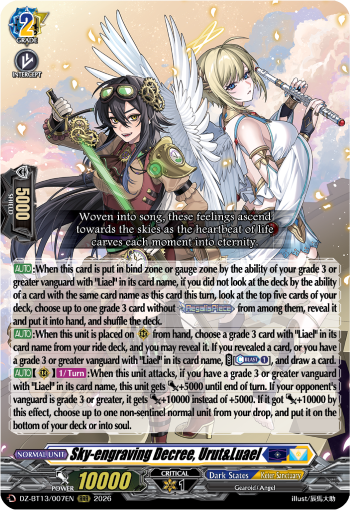 Sky-engraving Decree, Urut&Luael: DZ Booster Set 13: Parallactic Clash