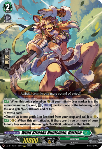 Wind Streaks Huntsman, Gartise: DZ Booster Set 13: Parallactic Clash