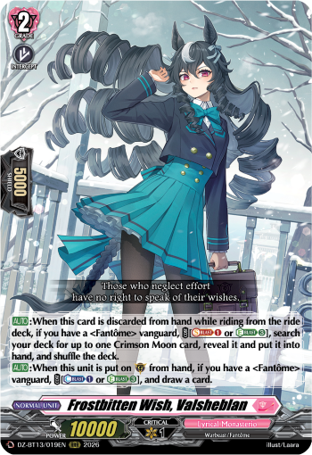 Frostbitten Wish, Valsheblan: DZ Booster Set 13: Parallactic Clash