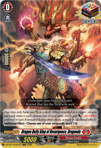 Dragon Deity King of Resurgence, Dragveda: DZ Booster Set 13: Parallactic Clash