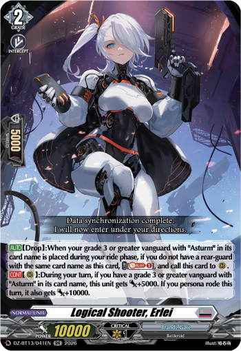 Logical Shooter, Erlei: DZ Booster Set 13: Parallactic Clash