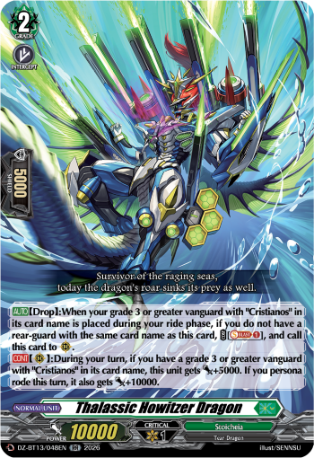 Thalassic Howitzer Dragon: DZ Booster Set 13: Parallactic Clash