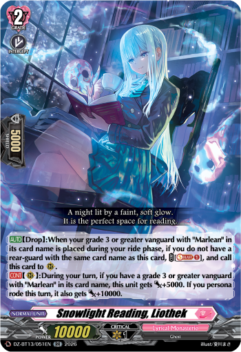 Snowlight Reading, Liothek: DZ Booster Set 13: Parallactic Clash