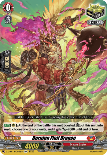 Burning Flail Dragon: DZ Booster Set 13: Parallactic Clash