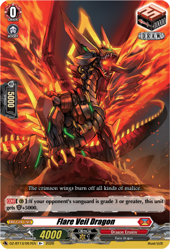 Flare Veil Dragon: DZ Booster Set 13: Parallactic Clash