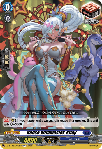Rouse Wildmaster, Riley: DZ Booster Set 13: Parallactic Clash
