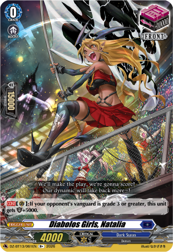Diabolos Girls, Natalia: DZ Booster Set 13: Parallactic Clash