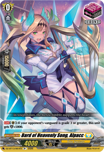 Bard of Heavenly Song, Alpacc: DZ Booster Set 13: Parallactic Clash