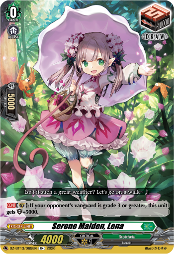 Serene Maiden, Lena: DZ Booster Set 13: Parallactic Clash