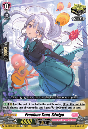 Precious Tune, Edwige: DZ Booster Set 13: Parallactic Clash