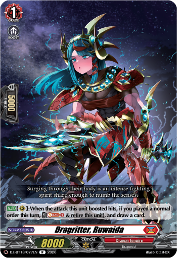 Dragritter, Ruwaida: DZ Booster Set 13: Parallactic Clash